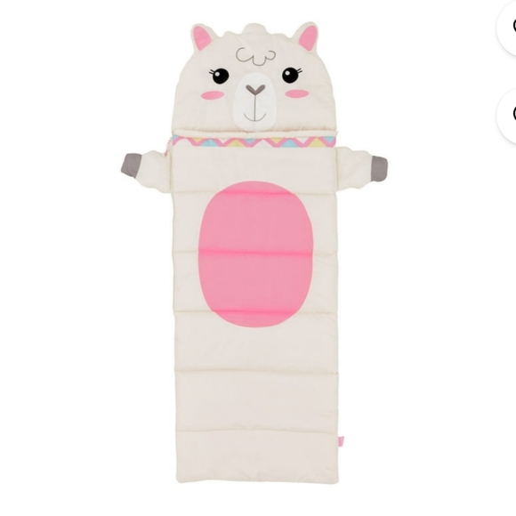 Firefly! Other - Firefly! Outdoor Gear Izzie the Llama Kid's Sleeping Bag - Off White/Pink